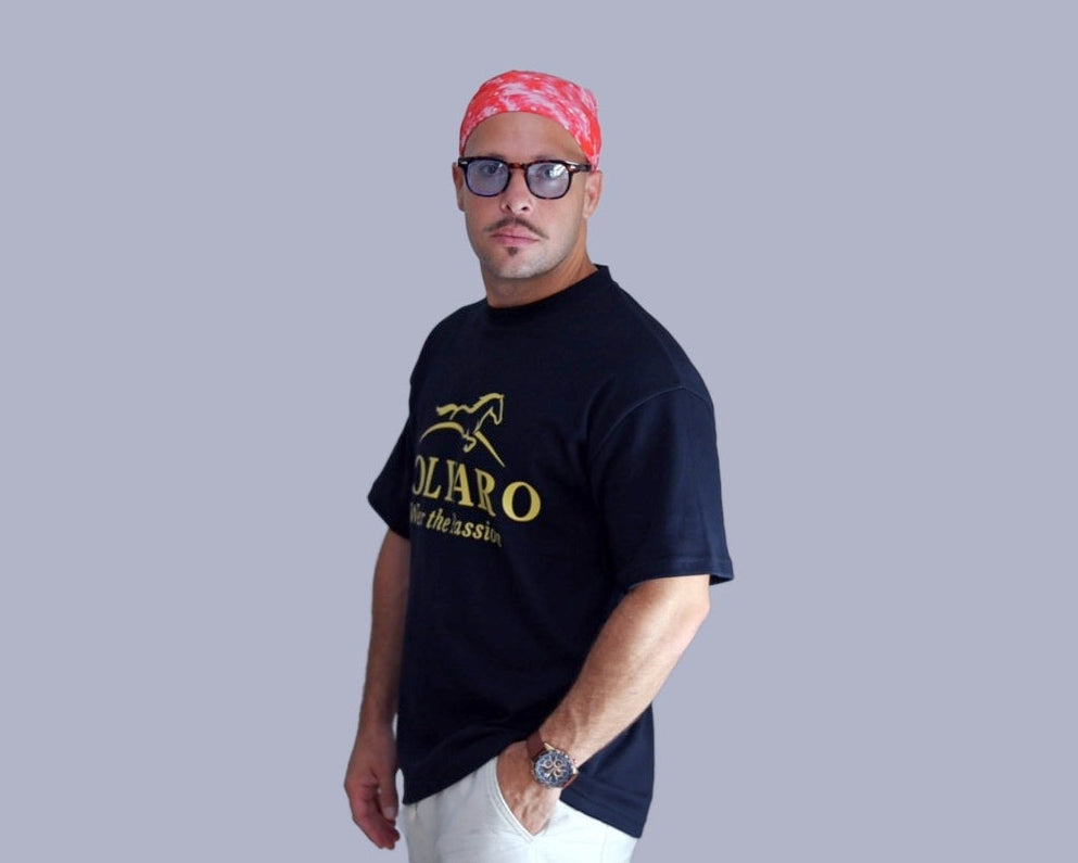Friesian Black Tshirt  Solyaro Freedom Signature Fit